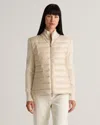 Quince Women's Mixed Media Down And Cashmere Jacket In Oatmilk