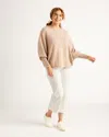 Quince Women's Mongolian Cashmere Batwing Sweater In Oatmeal