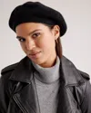 Quince Women's Mongolian Cashmere Beret In Black