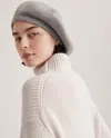 Quince Women's Mongolian Cashmere Beret In Heather Grey