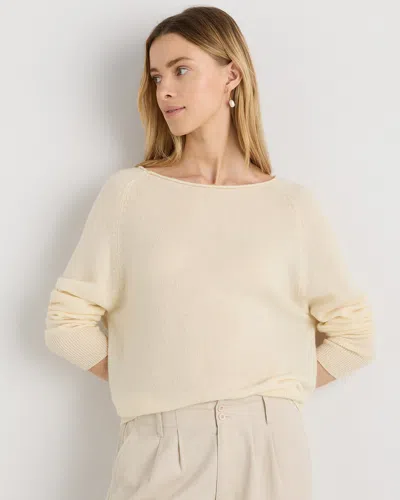 Quince Women's Mongolian Cashmere Boatneck Sweater