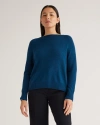 QUINCE WOMEN'S MONGOLIAN CASHMERE BOATNECK SWEATER