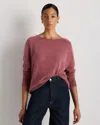 Quince Women's Mongolian Cashmere Boatneck Sweater In Pink