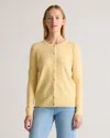 Quince Women's Mongolian Cashmere Cardigan Sweater In Butter Yellow