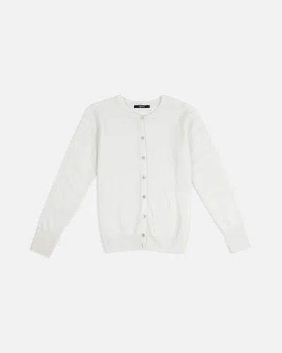 Quince Women's Mongolian Cashmere Cardigan Sweater In White