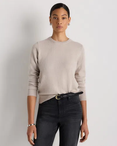 Quince Women's Mongolian Cashmere Crewneck Sweater In Gray