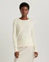 Quince Women's Mongolian Cashmere Crewneck Sweater In Ivory