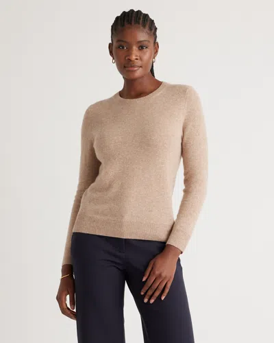 Quince Women's Mongolian Cashmere Crewneck Sweater In Oatmeal