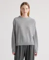 QUINCE WOMEN'S MONGOLIAN CASHMERE MOCK NECK SWEATER