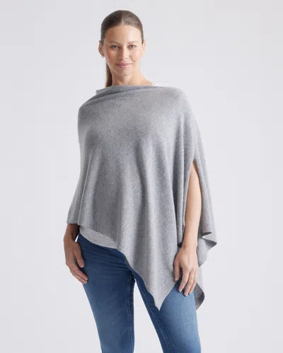 Quince Women's Mongolian Cashmere Nursing Shawl In Gray
