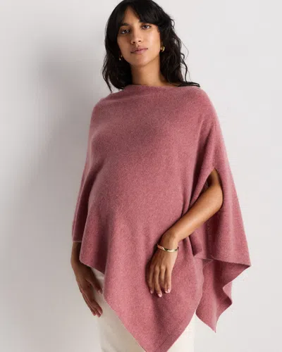 Quince Women's Mongolian Cashmere Nursing Shawl In Pink