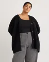 QUINCE WOMEN'S MONGOLIAN CASHMERE OVERSIZED BOYFRIEND CARDIGAN SWEATER