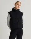 Quince Women's Mongolian Cashmere Puffer Vest In Black
