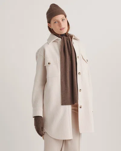 Quince Women's Mongolian Cashmere Scarf In Brown