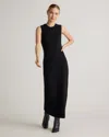 QUINCE WOMEN'S MONGOLIAN CASHMERE SLEEVELESS MIDI SWEATER DRESS