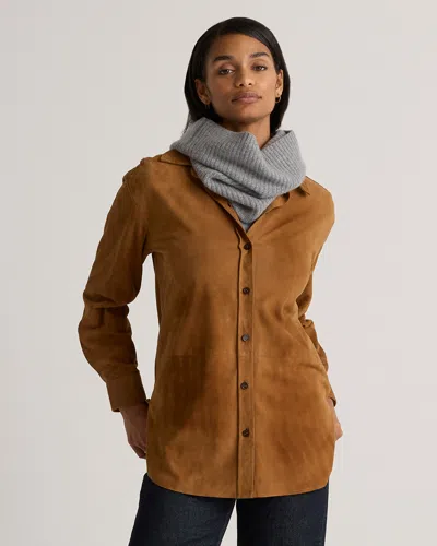 Quince Women's Mongolian Cashmere Snood In Gray