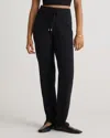 Quince Women's Mongolian Cashmere Straight Leg Pants In Black