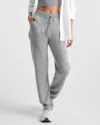 Quince Women's Mongolian Cashmere Straight Leg Pants In Heather Grey