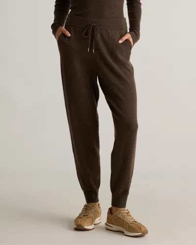Quince Women's Mongolian Cashmere Sweatpants In Brown