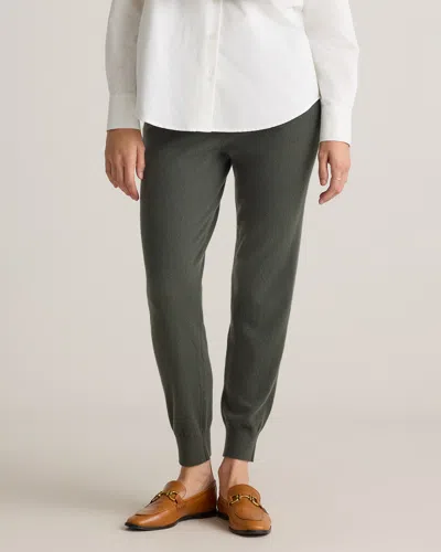 Quince Women's Mongolian Cashmere Sweatpants In Moss