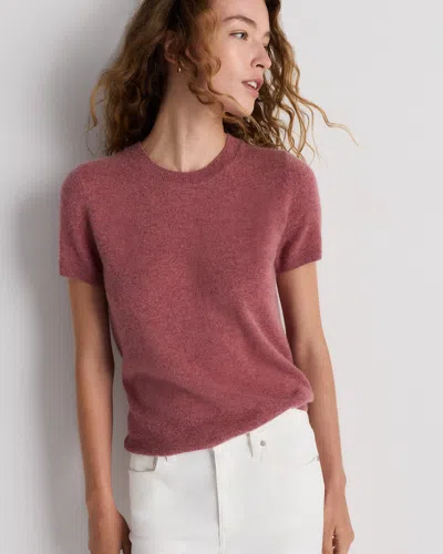 Quince Women's Mongolian Cashmere T-shirt In Red