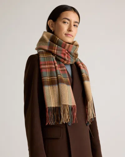 Quince Women's Mongolian Cashmere Tartan Scarf