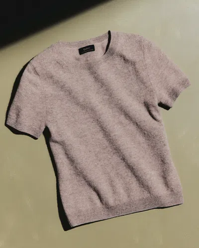 Quince Women's Mongolian Cashmere T-shirt In Brown