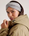 Quince Women's Mongolian Cashmere Twist Headband Rings In Heather Grey