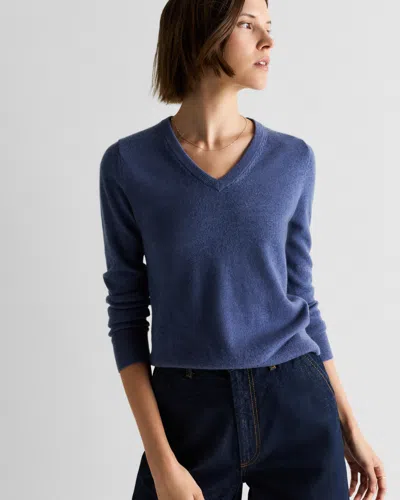 Quince Women's Mongolian Cashmere V-neck Sweater