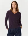 Quince Women's Mongolian Cashmere V-neck Sweater