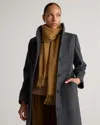 Quince Women's Alpaca Fringe Scarf In Brown