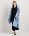 Quince Women's Mongolian Cashmere Wrap In Blue
