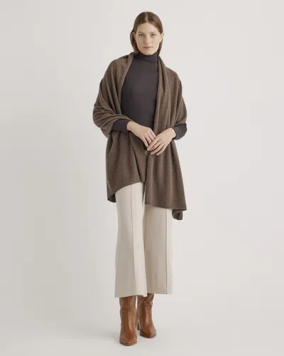 Quince Women's Mongolian Cashmere Wrap In Brown