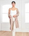 Quince Women's Mongolian Cashmere Wrap In Oatmeal