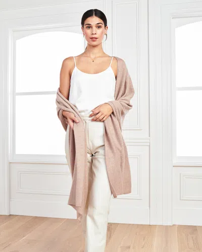 Quince Women's Mongolian Cashmere Wrap In Oatmeal