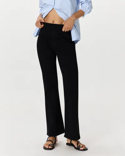 Quince Women's Nina Stretch Pull-on Flare Jeans In Black
