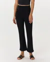 Quince Women's Nina Stretch Pull-on Kick Flare Jeans In Black
