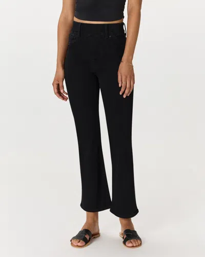 Quince Women's Nina Stretch Pull-on Kick Flare Jeans In Black