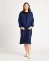 Quince Women's Organic Comfort Stretch Chore Jacket In Navy