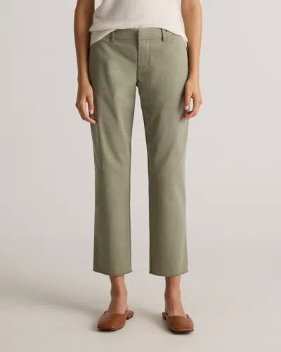 Quince Women's Organic Stretch Cotton Chino Pants In Olive