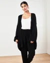 Quince Women's Oversized Cardigan Sweater In Black