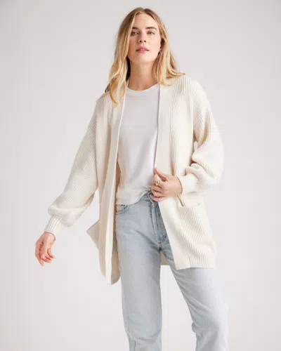 Quince Women's Oversized Cardigan Sweater In Ivory