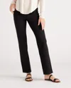 Quince Women's Ponte Straight Leg Pants In Black
