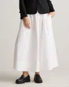 Quince Women's Poplin A-line Maxi Skirt In Classic White