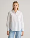 Quince Women's Poplin Long Sleeve Boyfriend Shirt