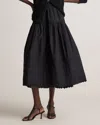 Quince Women's Poplin Pintuck Maxi Skirt