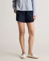 Quince Women's Poplin Pull-on Shorts In Navy