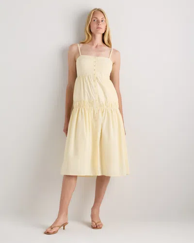 Quince Women's Poplin Spaghetti Strap Maxi Dress