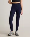 Quince Women's Power-up High-rise Training Legging In Deep Navy