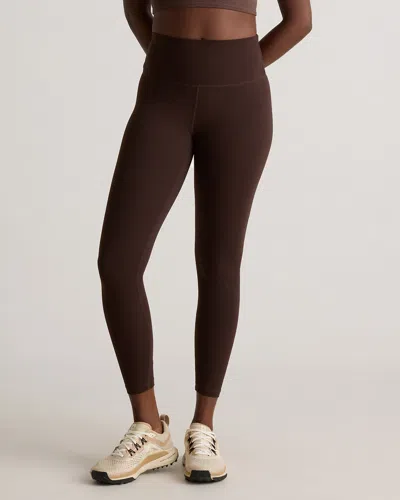 Quince Women's Power-up High-rise Training Legging In Espresso
